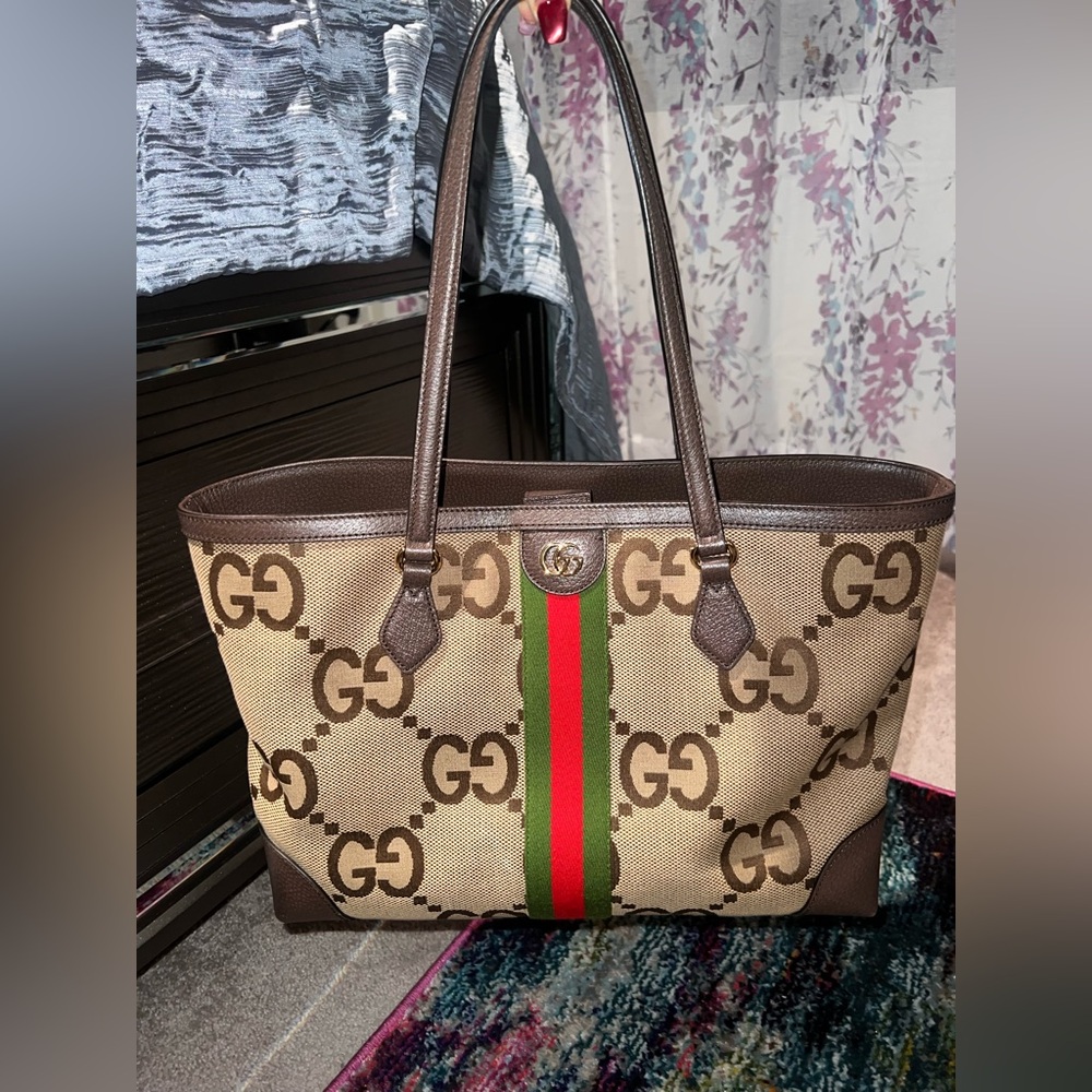 Gucci Jumbo GG Ophidia Tote✨❤️